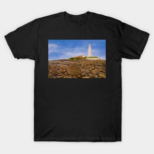 St Marys Lighthouse Whitley Bay T-Shirt